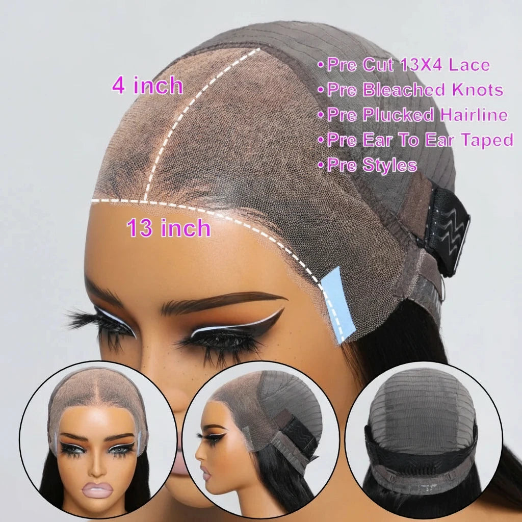 13x4 Frontal Lace Body Wave Wig