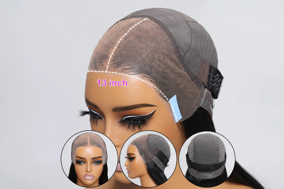 Lace Wig with Straight Bob Design