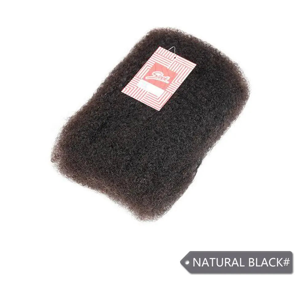 Afro Kinky Bulk Human Peruvian Hair Extensions