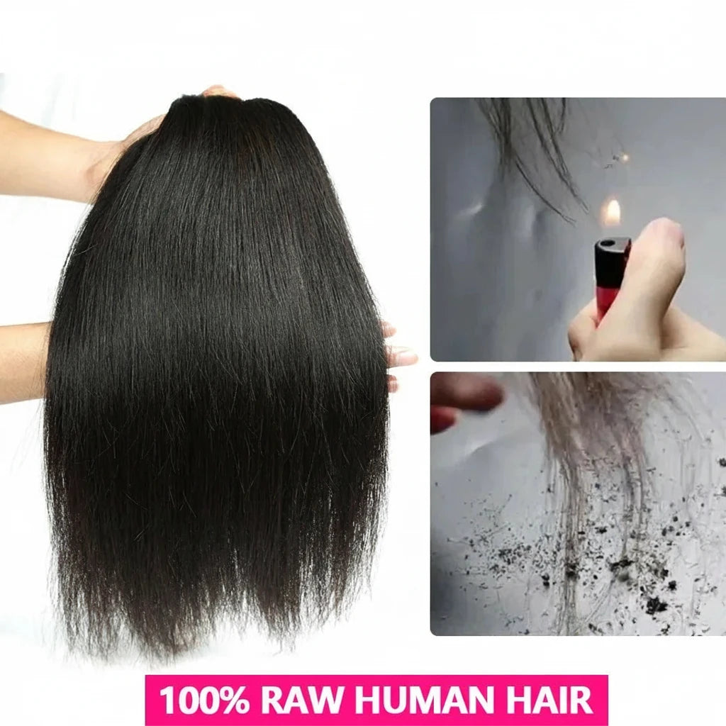 Double Drawn Straight Human Hair Bundle