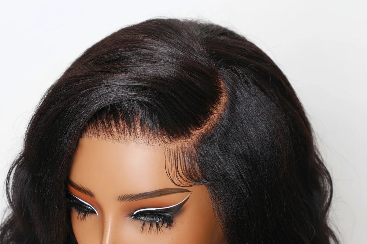 Yaki Loose Wave Bob Wig With Drawstring Lace Cap