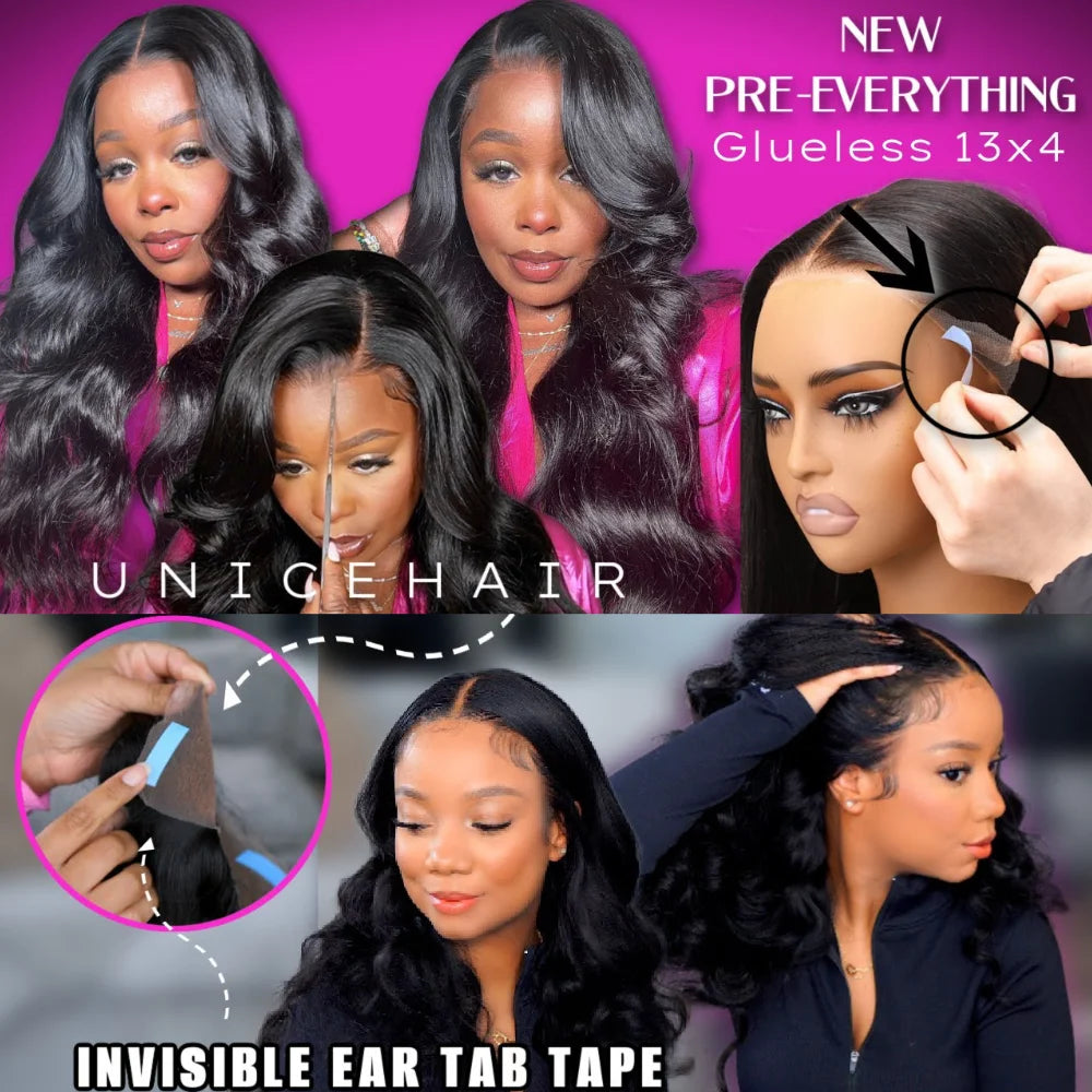 13x4 Frontal Lace Body Wave Wig