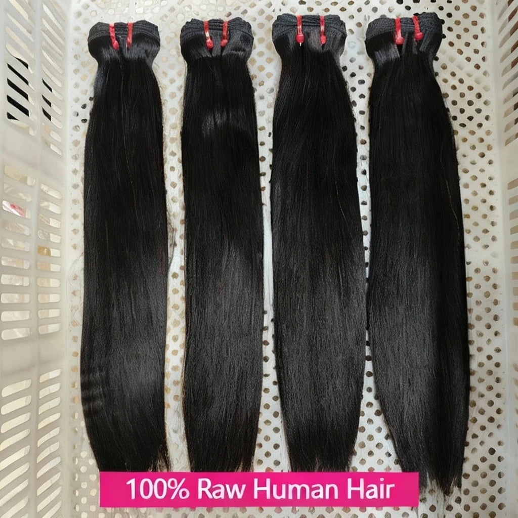 Double Drawn Straight Human Hair Bundle