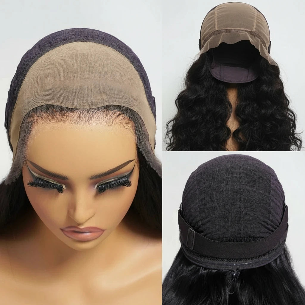 Real Scalp 13x4 HD Lace Frontal Layered Straight Human Hair Wig