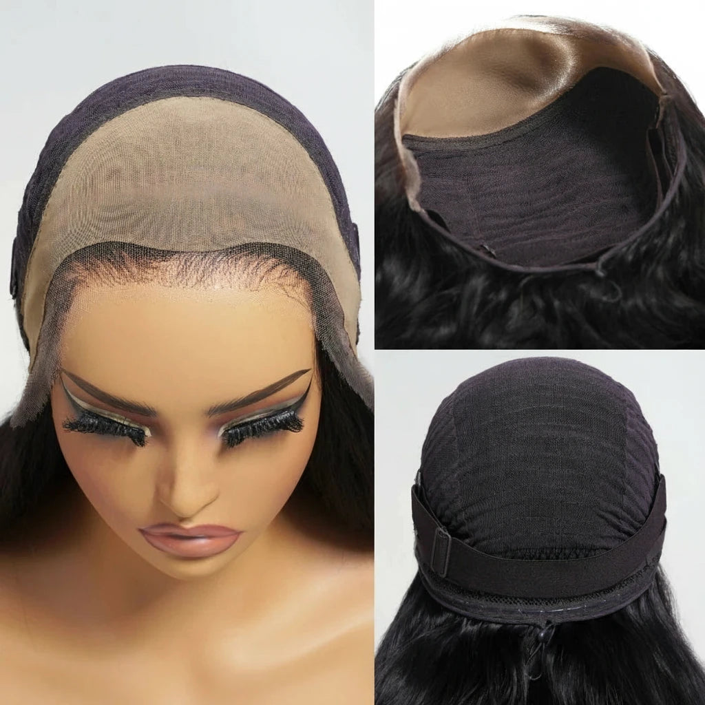 Real Scalp 13x4 Frontal HD Lace Human Hair Body Wave Wig