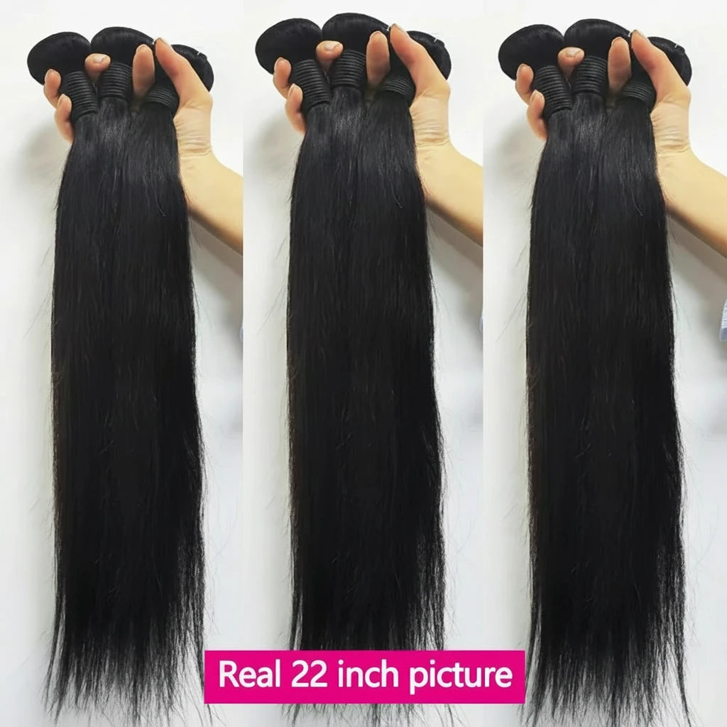 Double Drawn Straight Human Hair Bundle
