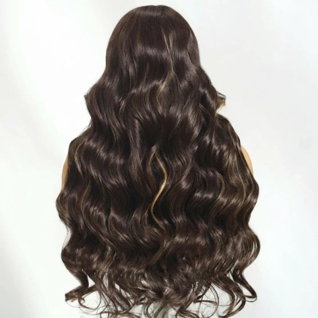 Bye-Bye Knots 7x5 Lace Chocolate Brown Hair