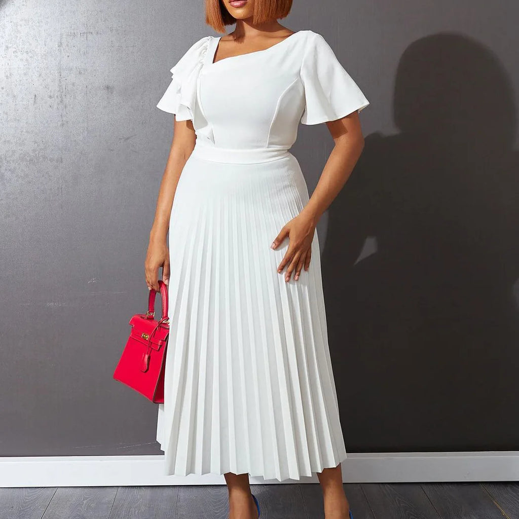 Bodycon Women’s High Waist Ruffles Bow
