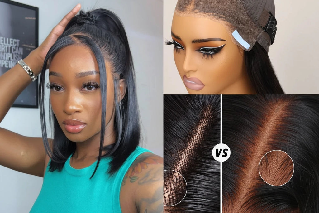 Lace Wig with Straight Bob Design
