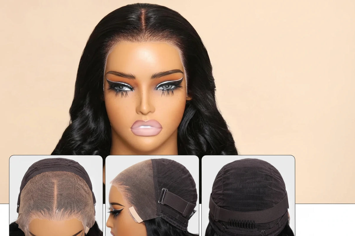 Chestnut Brown Ombre Bob Wigs with Lace Cap