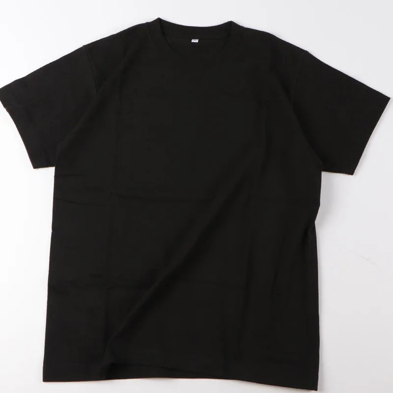 100% Cotton Bottoming Basic Solid Short Sleeve T-shirt