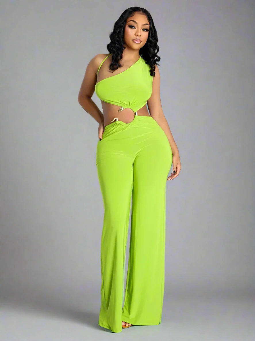 Women’s Backless Straight Sleeveless Jumpsuits