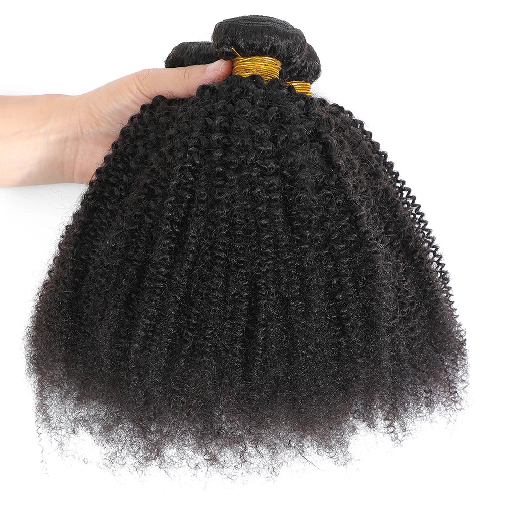 Afro Kinky Curly Bundles Brazilian 1/3 Afro Kinky Human Hair