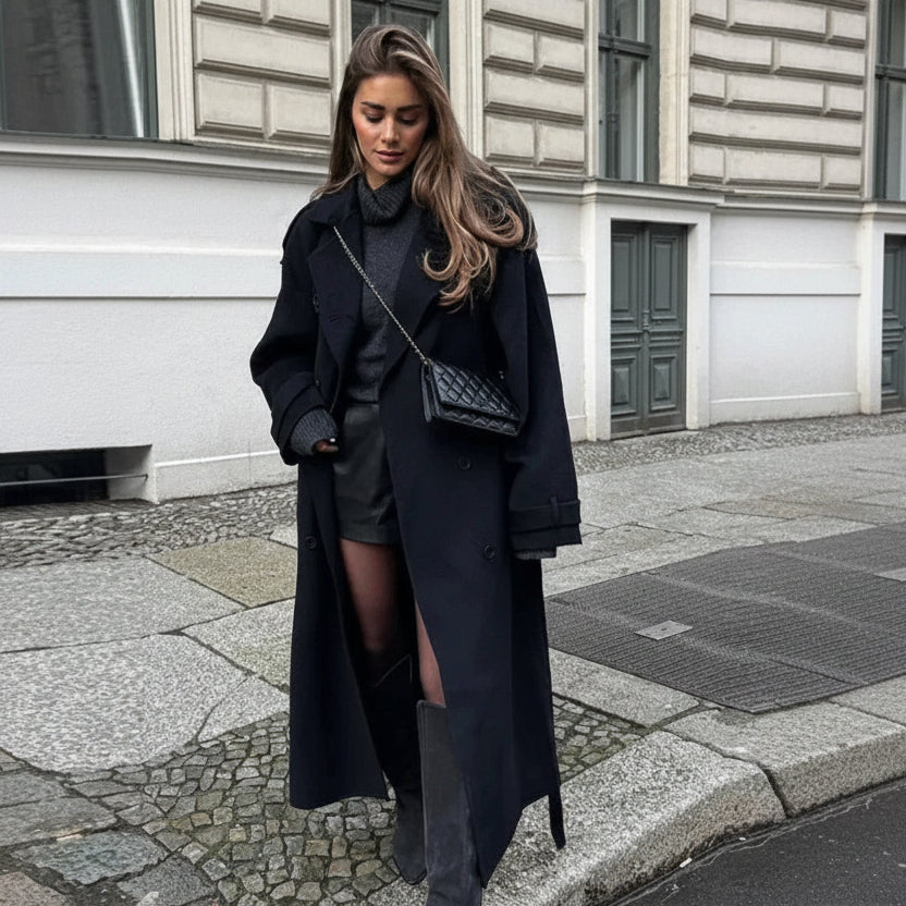 Double Breasted Street Coats