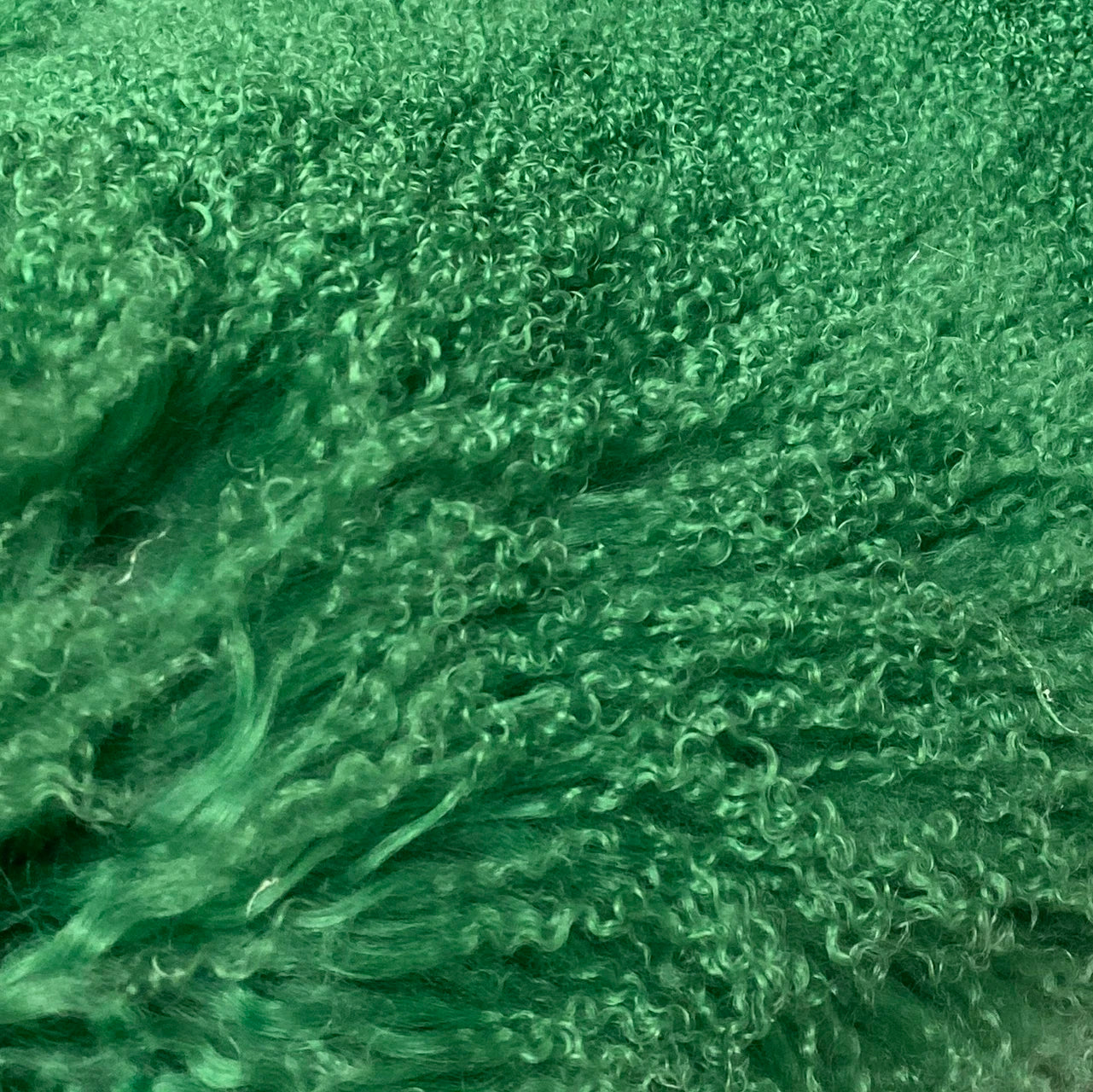 Mongolia Sheep Fur Cropped Jacket Women