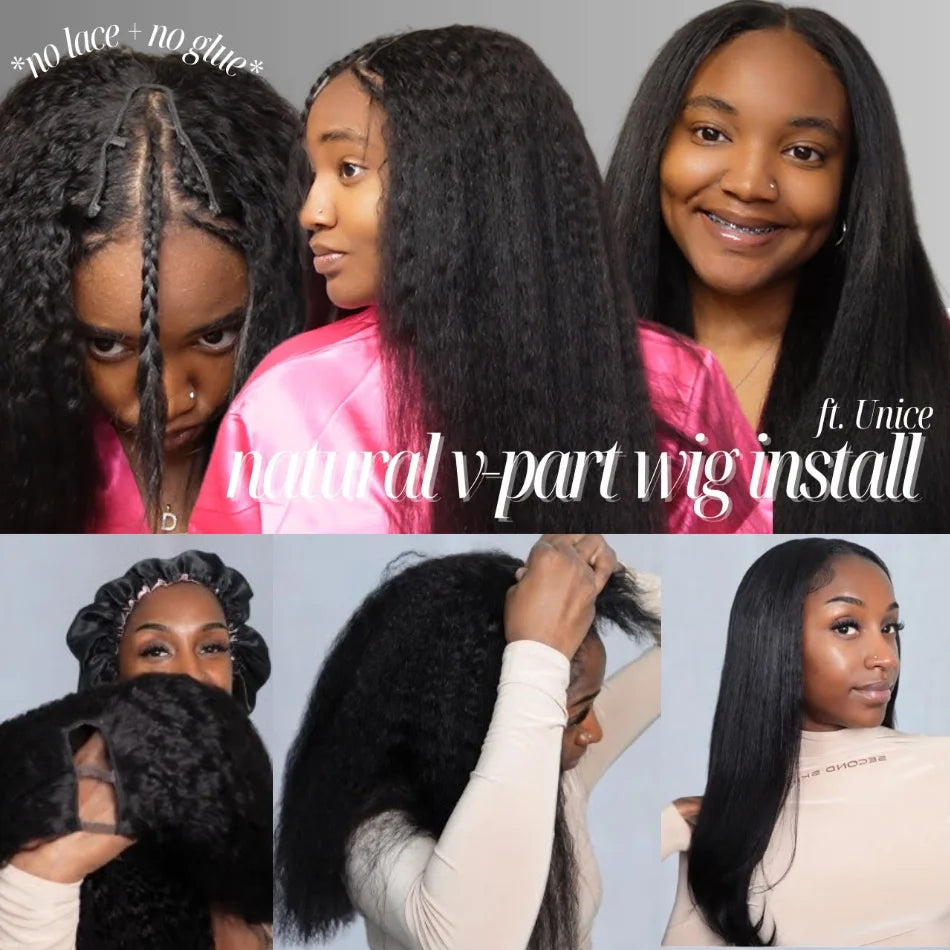 Straight U Part Wig
