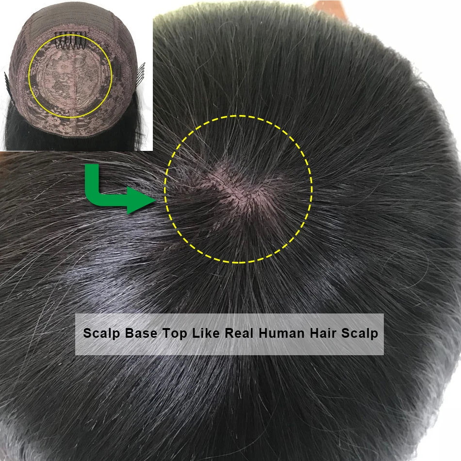 Short Human Hair Bob Wig With Bangs Brazilian Remy O Scalp Top Bang Wig Natural Wave