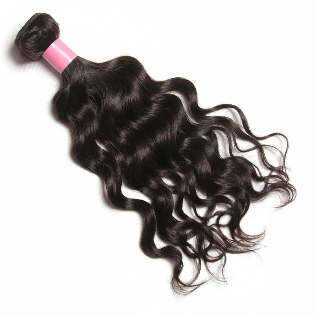 3PCS Natural Wave Peruvian Hair Extension Bundles