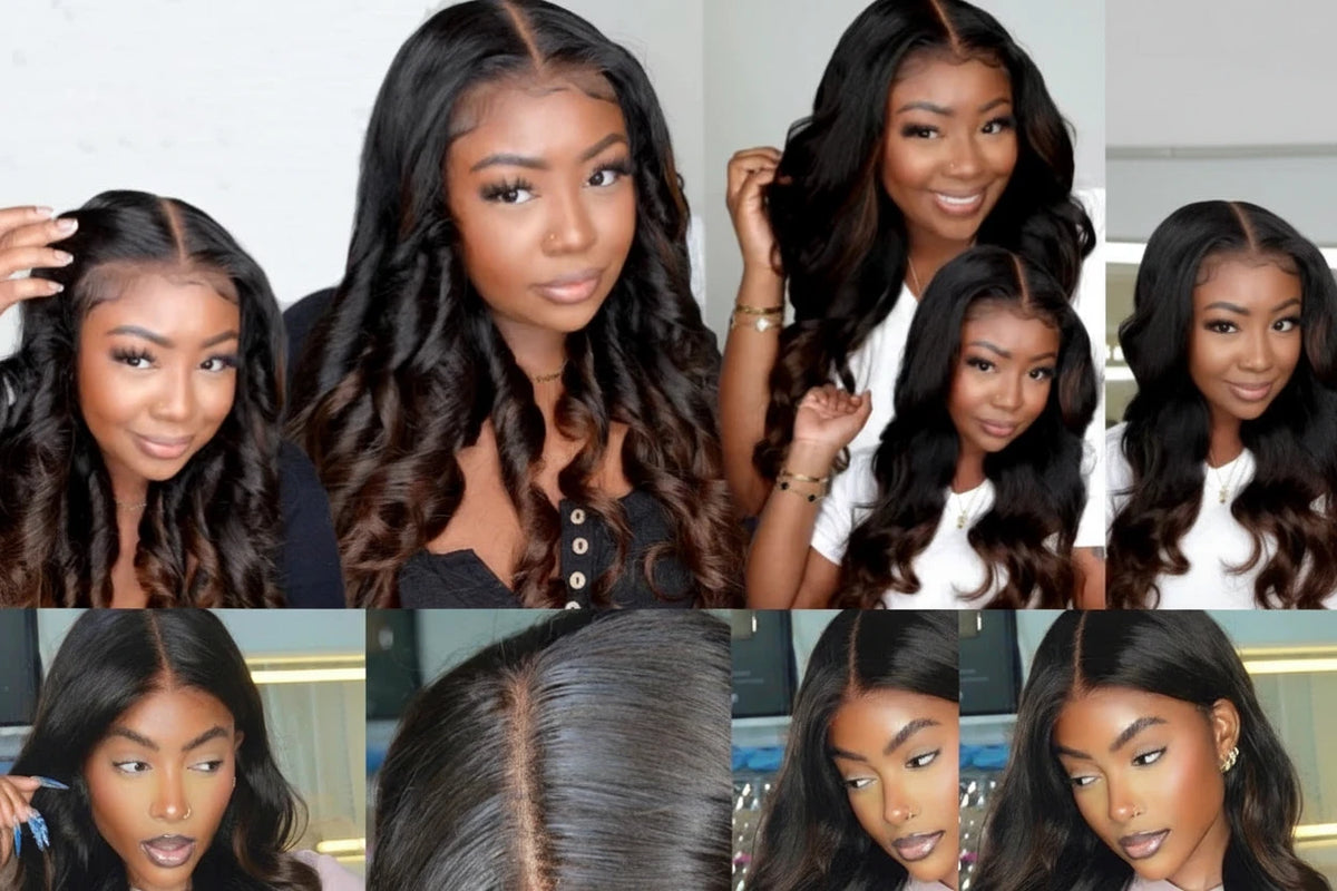 Chestnut Brown Ombre Loose Wave Wig