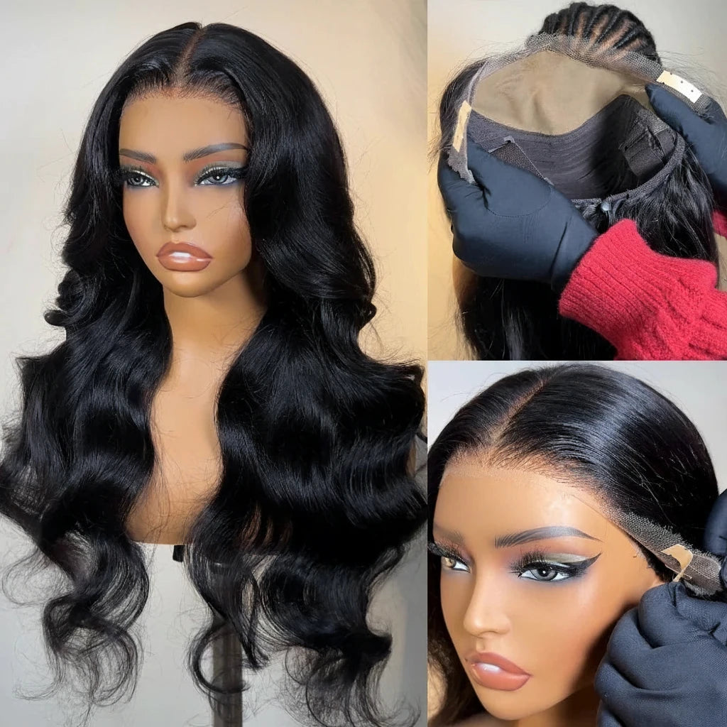 Real Scalp 13x4 Frontal HD Lace Human Hair Body Wave Wig
