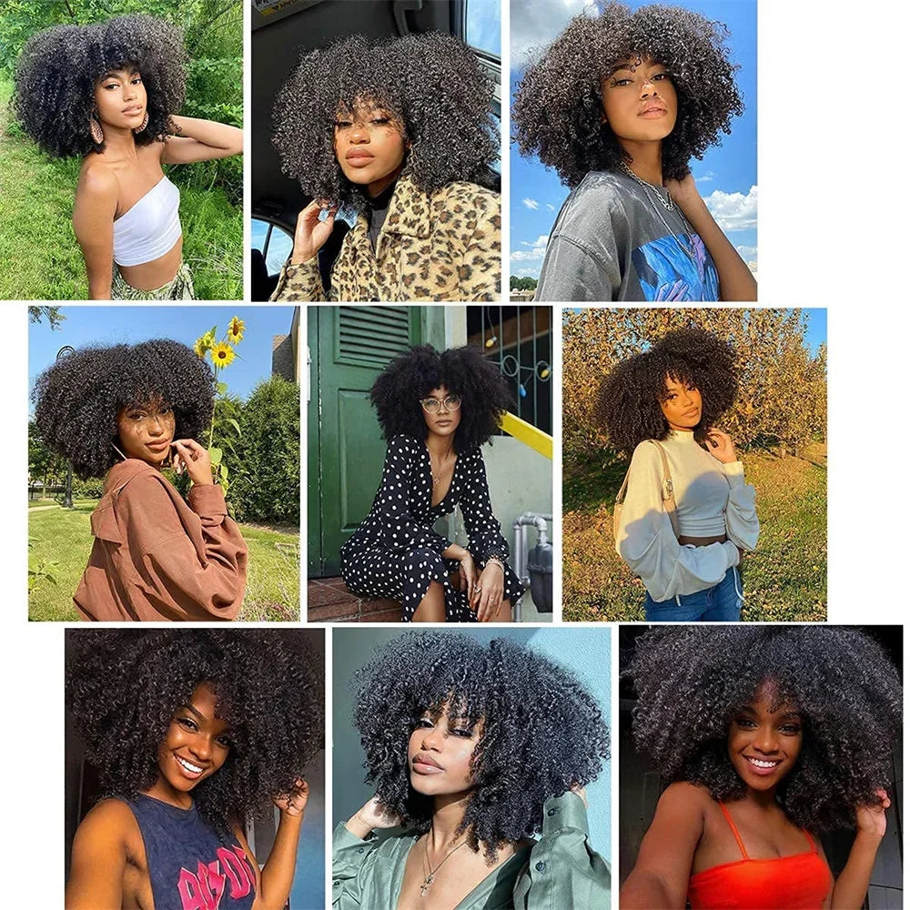 Afro Kinky Curly Bundles Brazilian 1/3 Afro Kinky Human Hair