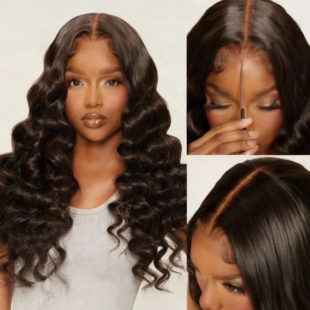 Body Wave HD Lace Thin Real Human Hair Ready To Wear Wig