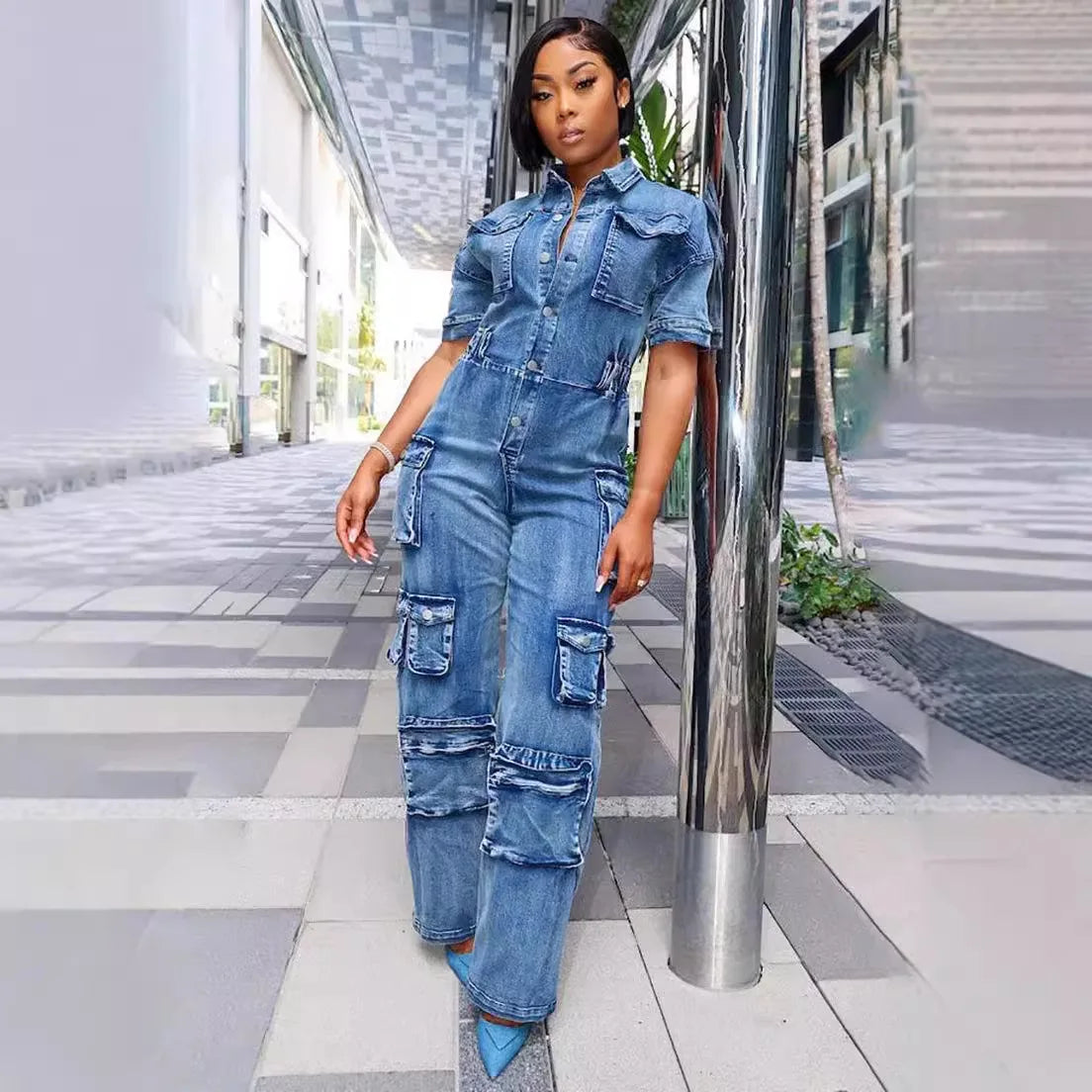 Women’s Denim Jumpsuits