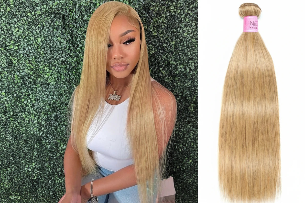 Blonde Straight Hair Bundles