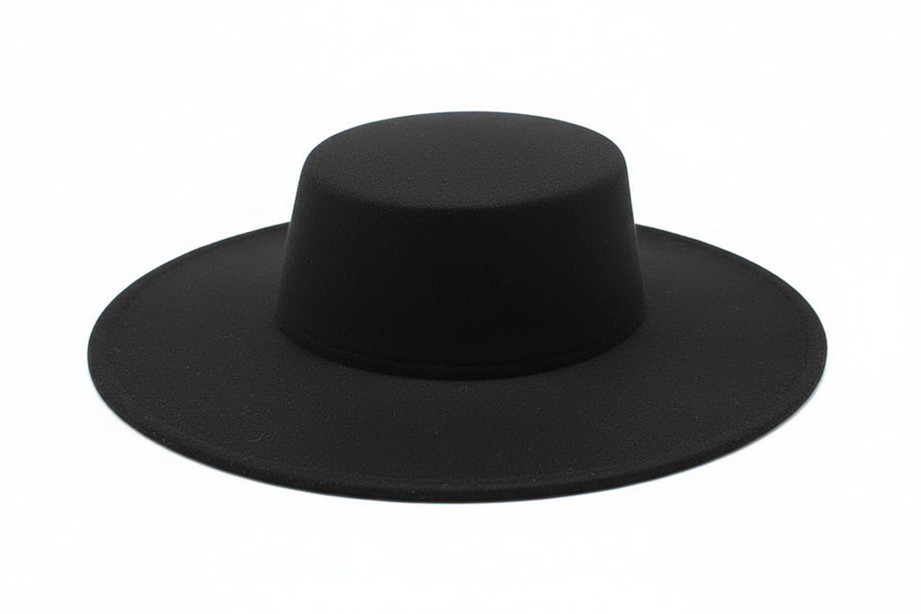 French Women's Hat Big Wide Brim 10CM