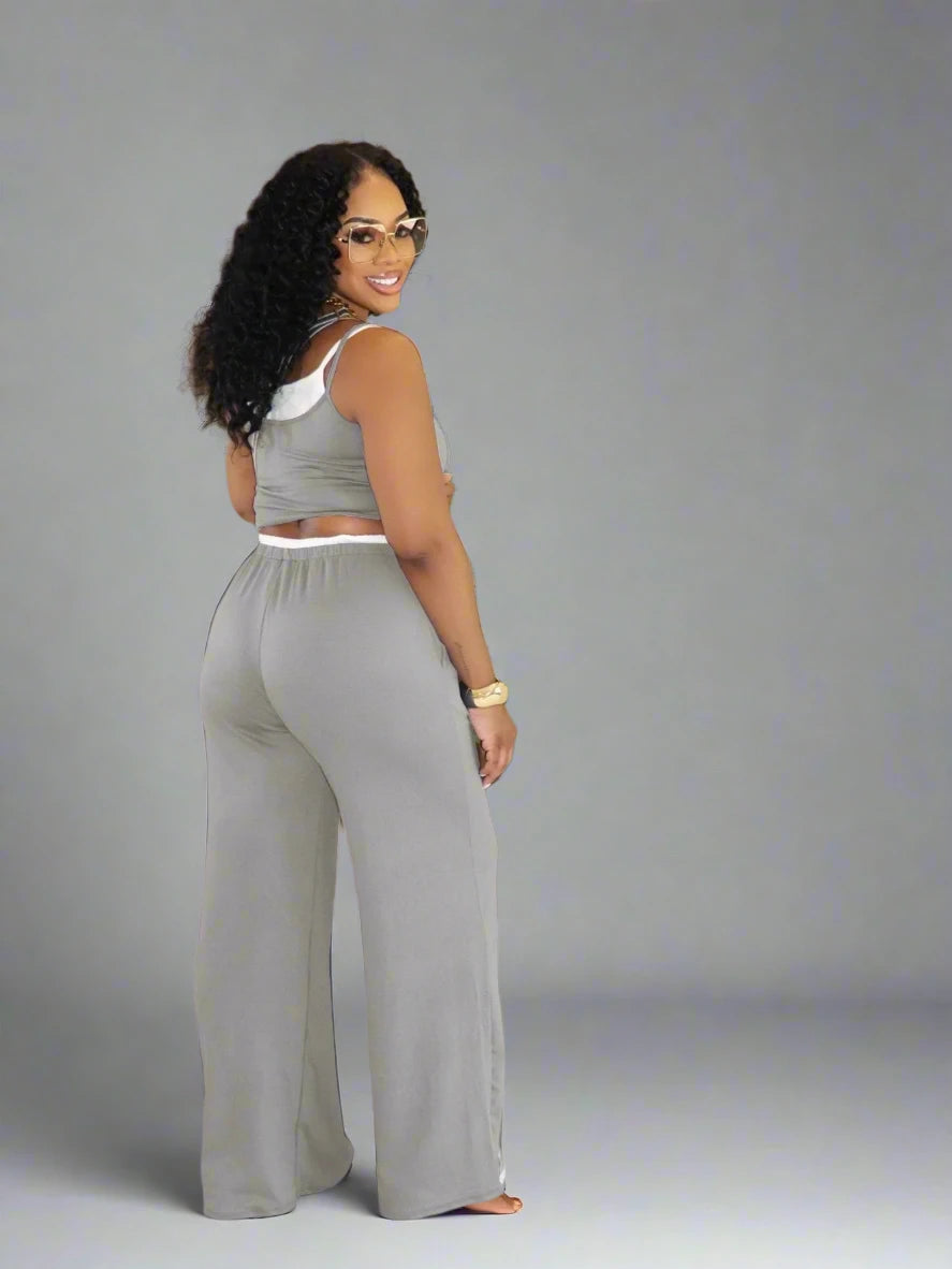 Women's  Tank Top and Jogger Pants Set