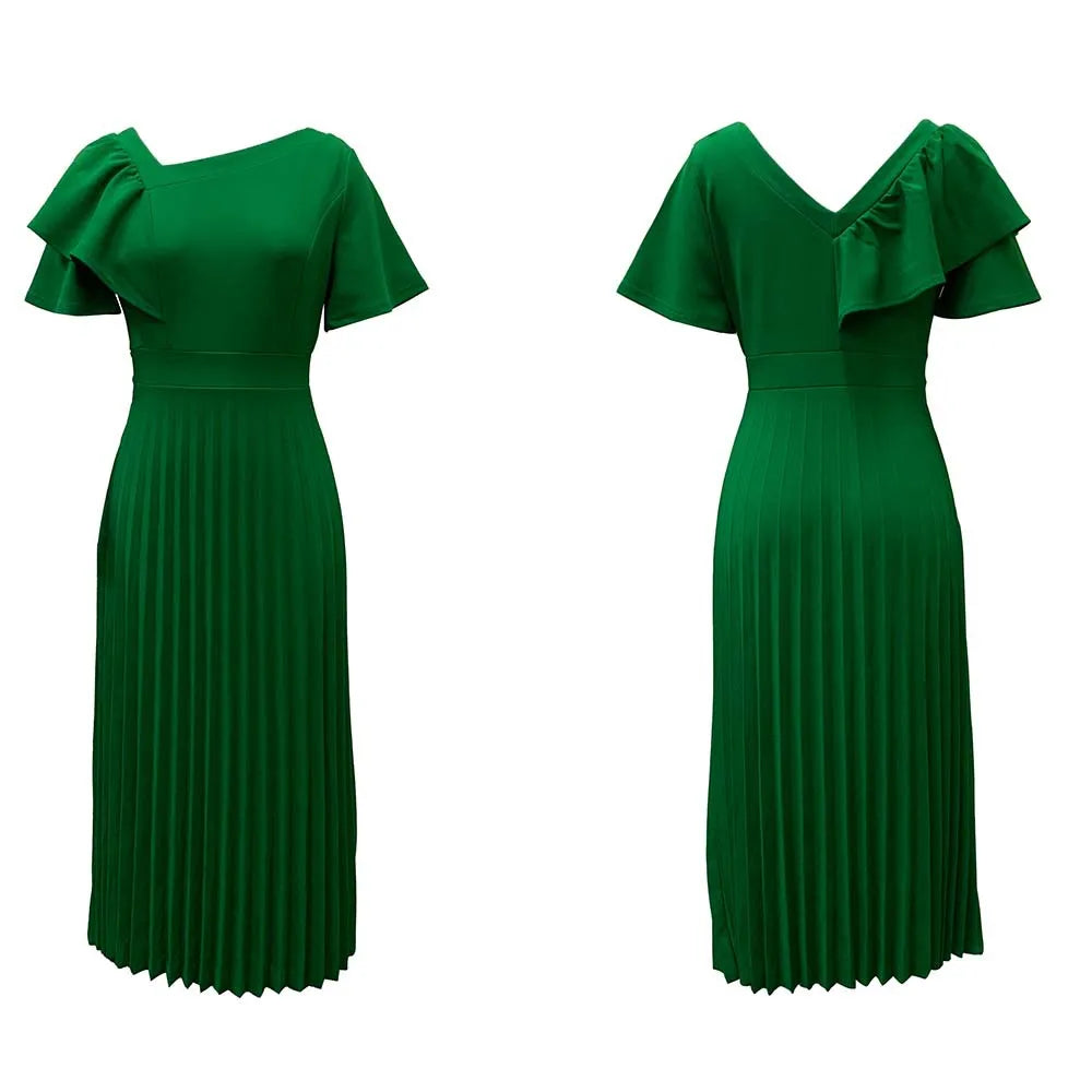 Bodycon Women’s High Waist Ruffles Bow