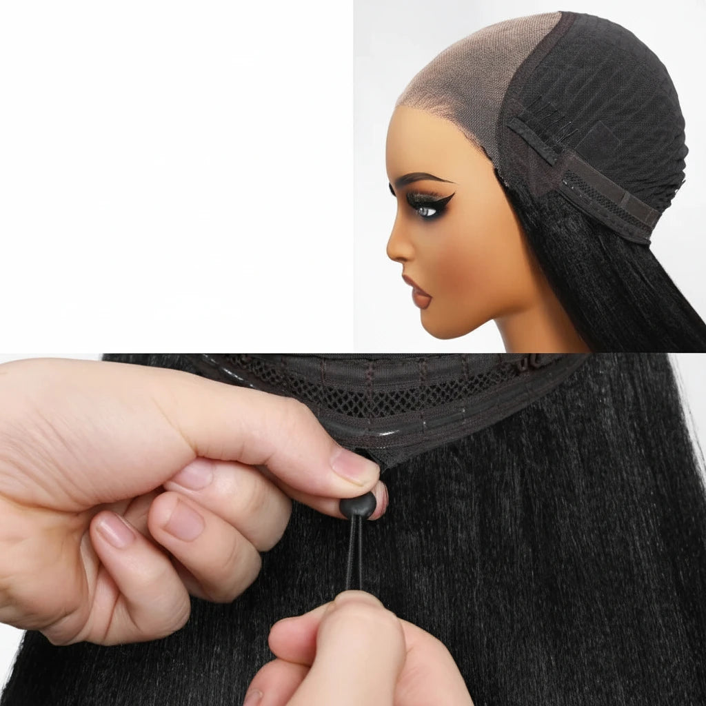 Brown Body Wave Drawstring Wig