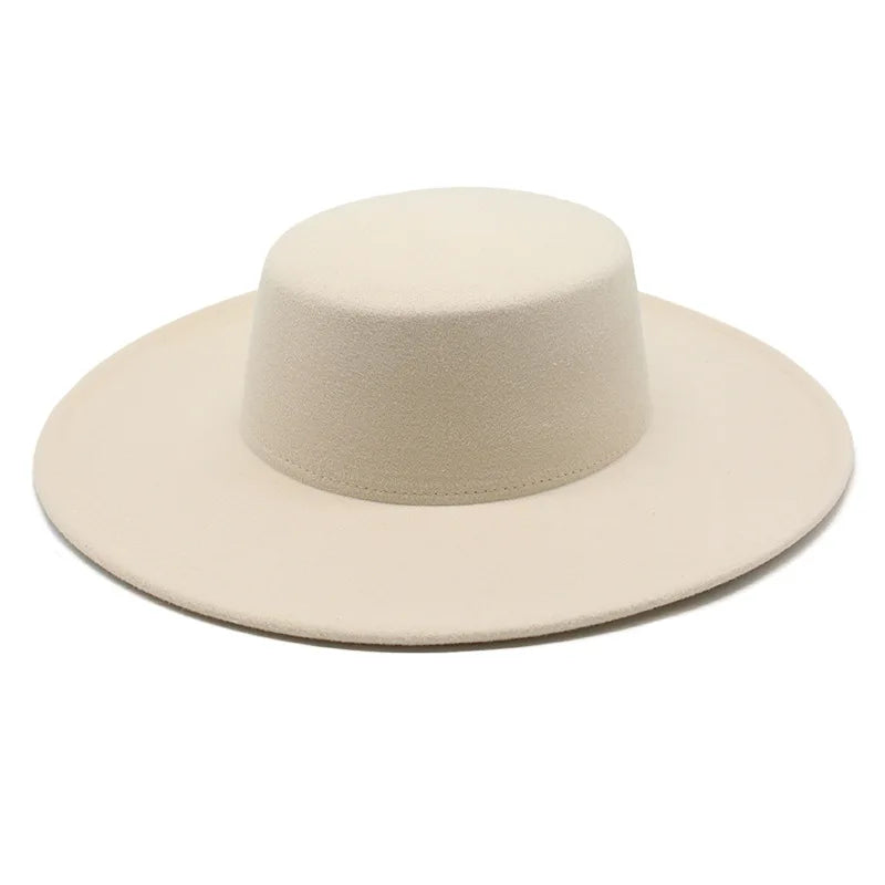 French Women's Hat Big Wide Brim 10CM